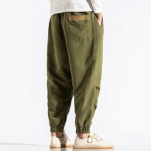 Ustzftbcl Harajuku Harem Pants Men Joggers Sweatpants Japanese Streetwear Men Pants Trousers Hip Hop Mens Pants Gray 5Xl #TOP1