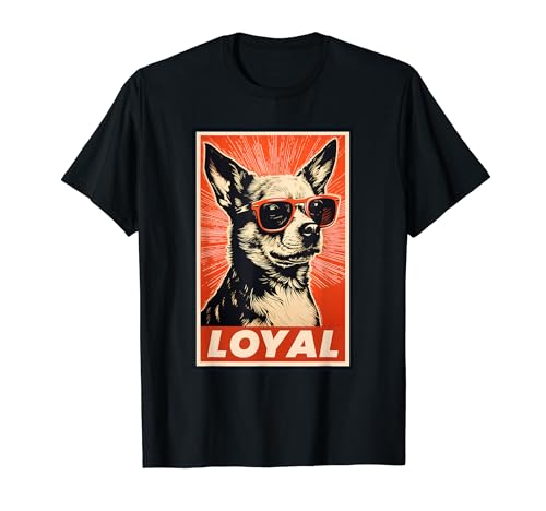 Chihuahua Loyal Dog Vintage Pet Pet Mother Dad T-Shirt