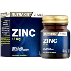 Nutraxin Vitals Zinc 15 mg 100 Tablet Takviye Edici Gıda