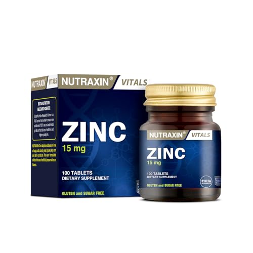 Vitals Zinc 15 mg 100 Tablet Takviye Edici Gıda