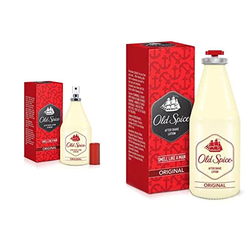 Image of Old Spice After Shave Lotion - 150 ml (Atomizer Original) & Old Spice After Shave Lotion - 100 ml (Original)