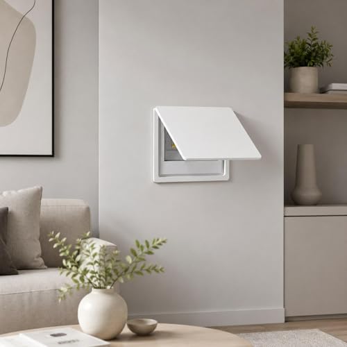 Tapa para caja eléctrica de PVC 40x30cm con diseño decorativo para pared de cocina y baño 6