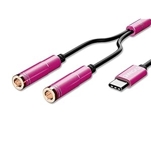 EVOMIND Audio Splitter USB Type C naar Dual Jack Vrouw 3.5mm 30CM USB C Kabel Adapter Splitter Geluid en/of Microfoon…