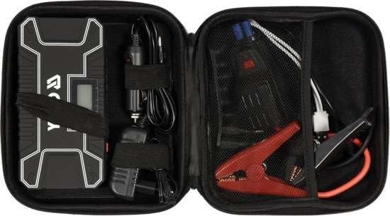 YATO YT-83082 Jump Starter and accessories neatly packed in its storage case