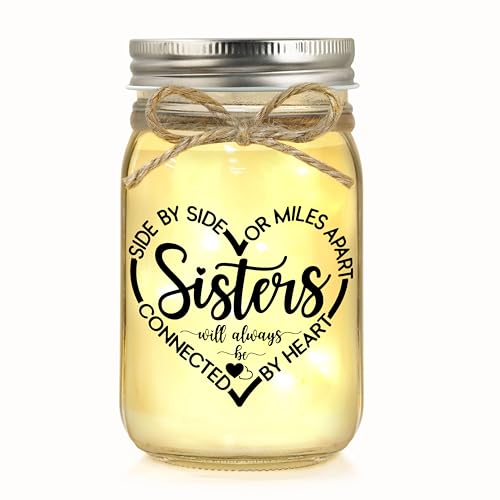 Sister Birthday Gifts, Sisters Gift from Sister Christmas Valentines Day Mothers Day Gifts for Sis...