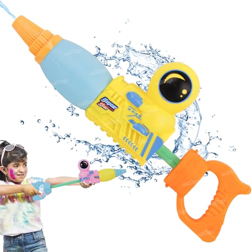 Image of Zest 4 Toyz Holi Pichkari Water Gun Toy for Kids Space Astronaught Themed High Pressure Holi Water Gun for Festival & Summer Pool Party Fun (Pack of 1)