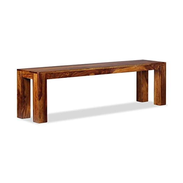 Bench Solid Sheesham Wood 160x35x45 cm - Image 5