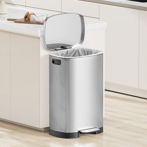 Image of KdbK 13.2 Gallon Tall Kitchen Drawstring Trash Bags, 200 Count Pre-separated Garbage Bags, Unscented, Leak Proof, Waste Bag for Kitchen, Office, Home