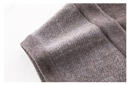 Dcvmvmn Men's Cashmere Vest Plus Size Thickened Warm Waistcoat Lightweight Knitted V-Neck Sleeveless Cardigans3