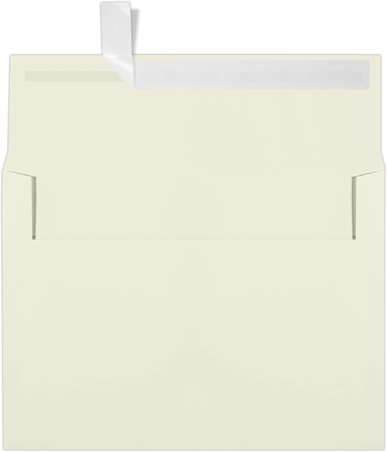 LUXPaper A7 1/2 Invitation Envelopes | Peel & Press | 5 1/2" x 7 1/2" | Natural | 60lb. Text | 50 Qty