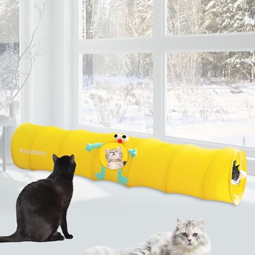 Fenteer Túnel do gato do animal de estimação, casa do gato do labirinto, centro de jogo do exercício