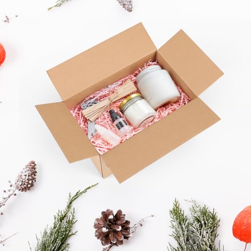 Schliersee 10x6x6 Shipping Box Set of 6, Brown Corrugated Packaging Boxes - Thumbnail 7