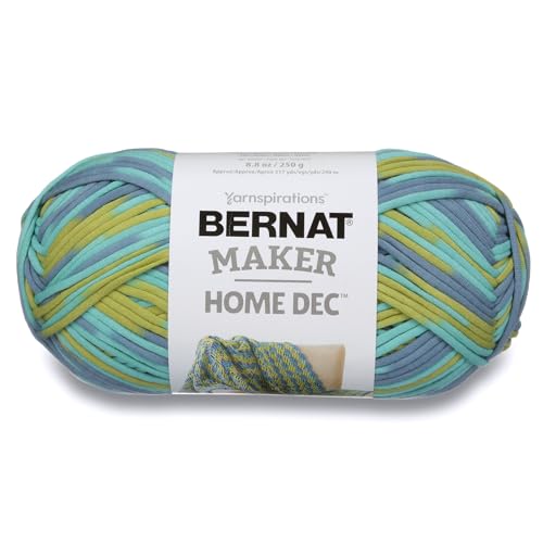 Image of Bernat Maker Home Dec Pacific Varg Yarn - 2 Pack of 250g /8.8oz - Cotton - 5 Bulky - 317 Yards - Knitting, Crochet, Crafts & Amigurumi