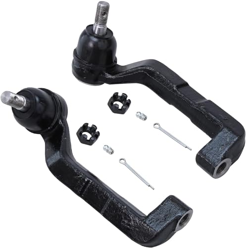 Image of Detroit Axle - 10pc AWD Front Conrtol Arms Kit for Chrysler 300 Dodge Charger Magnum, 4 Upper Lower Control Arms w /Ball Joint, 4 Inner & Outer Tie Rods, 2 Sway Bar Links Replacement