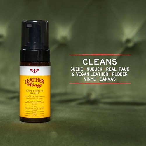 Leather Honey Suede & Nubuck Care Kit: Cleaner, Protector, Suede Brush & Eraser: Clean, Protect & Restore Shoes, Boots thumb #3