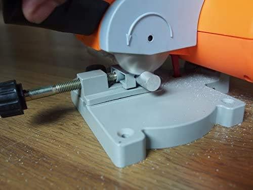 Mini Cut-off Miter Saw for Cutting Metal Wood Plastic Arts & Crafts, 110V Benchtop Cut Off Miter Power Saw Tool with 2" Blade 1/2" Cutting Depth Meter