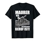 Maurer Zunft, Maurermeister und Handwerker Design I Motiv T-Shirt