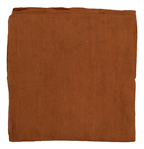 Long Cotton Soft Summer Scarves Square Solid Fashion Women Wrap 40" x 40" Inches3