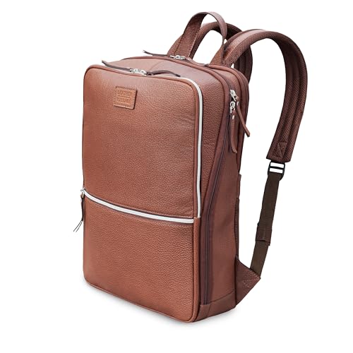 LEATHER VILLAGE Leather Laptop Backpack