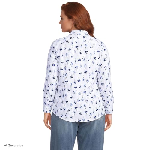 Image of Lands' End Women's Pinwale Cord Long Sleeve Shirt
