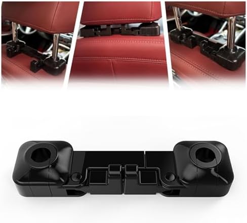2026 New Model 2-in-1 Universal Car Headrest Hook, Hidden Design Backseat Hanger, for Bags, Purses, Mobile Phone and Tablet Stand