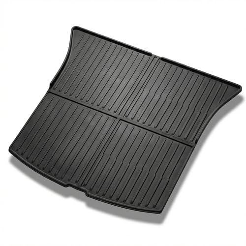 CYBERBEANS Cargo Liners for Tesla Model Y Juniper Trunk Mat All Weather TPE Protector Anti-Slip Accessories 2020-2025 2026 Fits New Standard/Premium/Performance