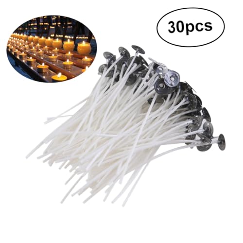 30 piezas de mechas preenceradas de algodón para velas miniatura 7