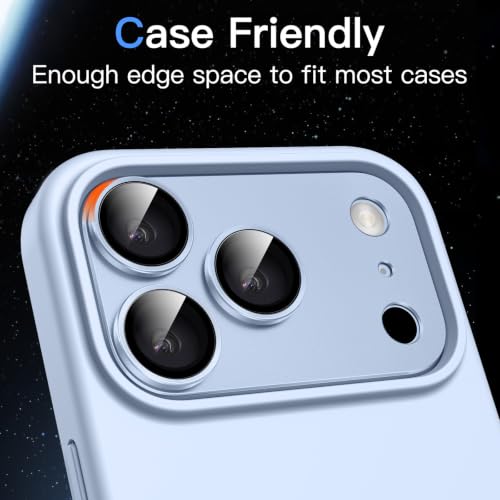 Image of JETech Camera Lens Protector Guard for iPhone New Pro Max, Light Blue