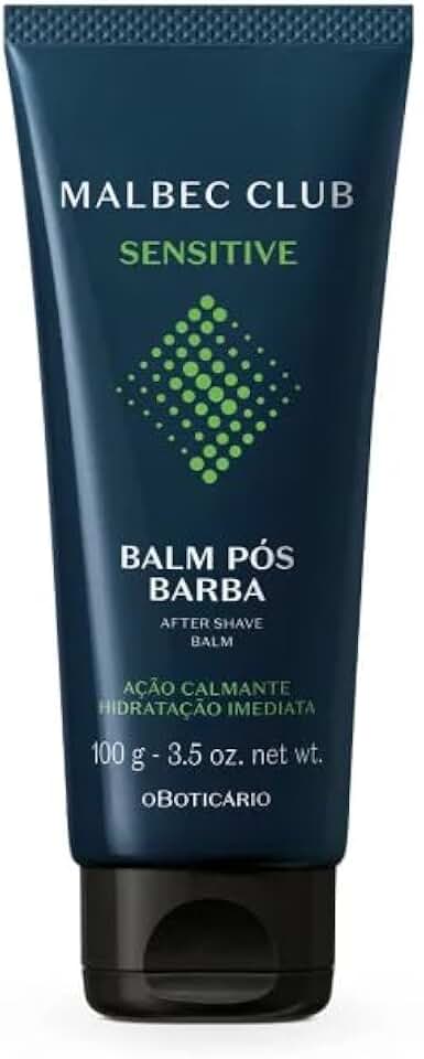 O Boticário, O BOTICARIO MALBEC CLUB SENSITIVE BALM POS BARBA 100g