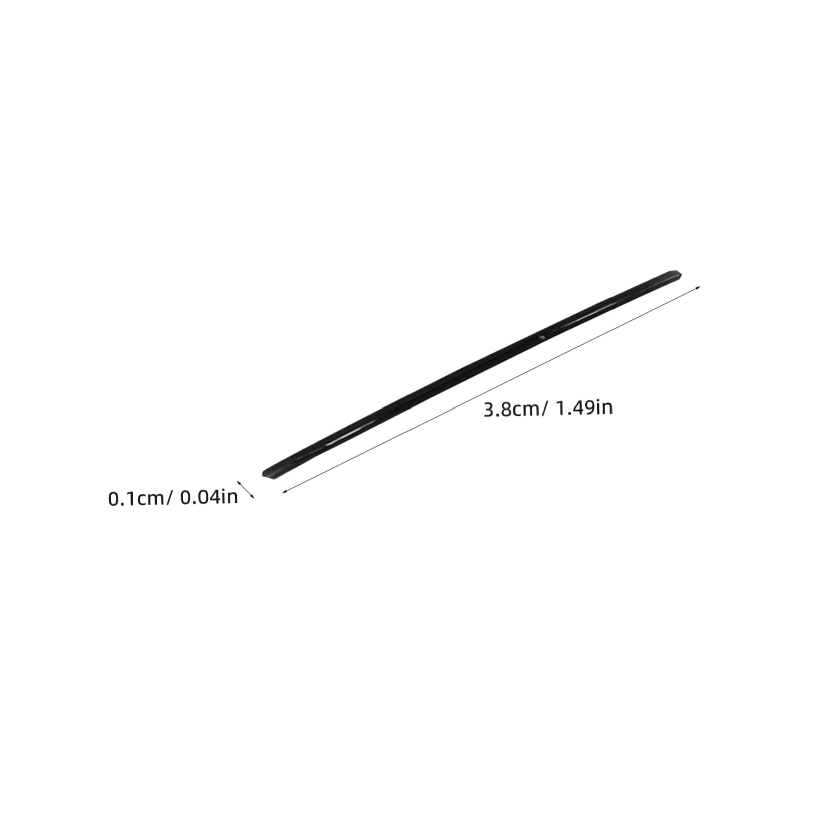 FOMIYES Self-adhesive Eyelash Glue Strips Sweatproof Black Adhesive Strips for Daily Makeup and Parties