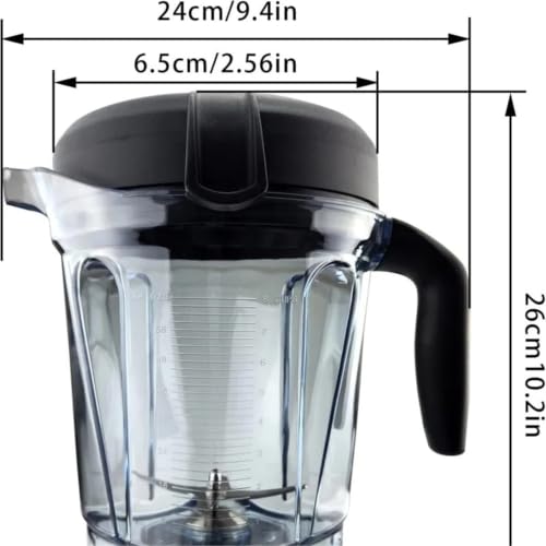 Jarra de reemplazo 64 oz para solucionar fisuras en vasos Vitamix 5200 y E310 4