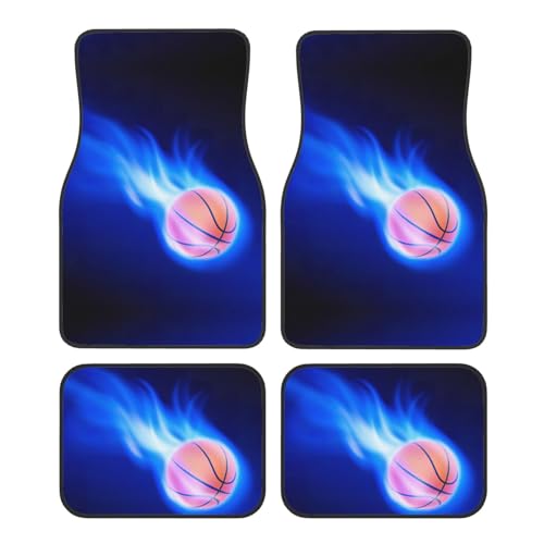Tapis de voiture universels Blue Fire | Set 4 pièces pour SUV et camionnette