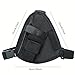 ZGUZMCMK Radio Chest Harness Carrying Bag Single Radio Pouch Walkie Talkie Chest Pack for Hiking Construction Sites Workshop Climbing