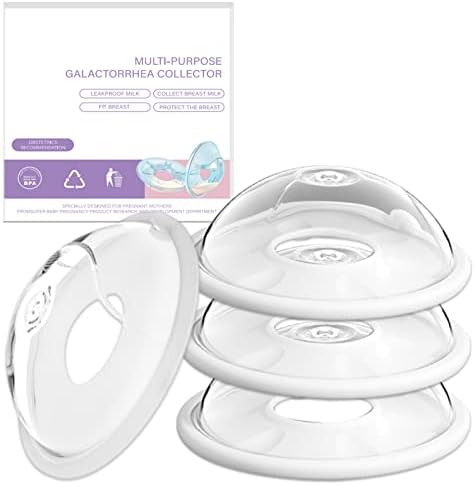 Bliblo Breast Shells for Sore Nipple and Breast Feeding, Nursing Cup（4 Packs）,Milk Saver, No More Wasted Milk or Wasteful Breast Pads, PBA Free.