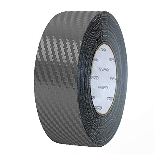 Image of VViViD Dry Carbon Fibre Detailing Vinyl Wrap Tape 2 inch x 20ft DIY Roll (Gunmetal Grey)