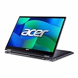 acer TravelMate P4 Spin | Convertible | 14' WUXGA Touch-Display | Core Ultra 5 115U | RAM: 16GB (DDR5) | SSD: 500GB | beleuchtete Tastatur | Windows 11 Pro | Notebooktasche