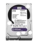 WD Purple 3TB Surveillance Hard Disk Drive -5400 RPM Class SATA 6Gb/s 64MB Cache 3.5 Inch Model WD30PURX