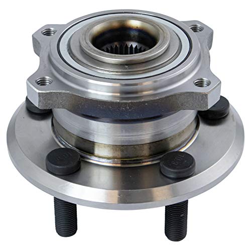 Image of TRQ Rear Driver and Passenger Side Wheel Bearing and Hub Assembly Set 2 Piece Compatible with 08-14 Dodge Challenger 2009 Charger 10-14 Charger 2009 Chrysler 300 10-14 300