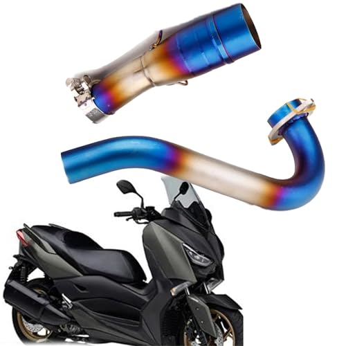 Silencieux d'échappement avant inox YAMAHA XMAX300 2019 tuyau intermédiaire moto
