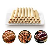 VONSYONG HALAL Sausage Casing, Grade A Edible Drying Collagen Sausage Casings for Flavorous Homemade Sausages 14m/46ft,Diameter 20mm/ 3/4'', 1 Roll
