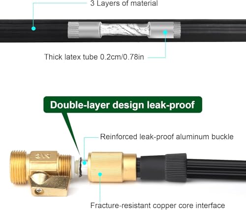 Expandable-Garden-Hose-Up-to-50ft-Upgraded-Lightweight-Gardening-Flexible-Hose-Pipe-34-Solid-Brass-Fittings-22X-Expanding-Flexible-Latex-Water-Hose-with-Spray-Nozzle-Black