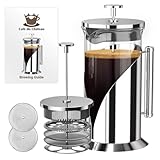 Cafe Du Chateau Stainless Steel French Press Coffee Maker - 34oz Insulated...