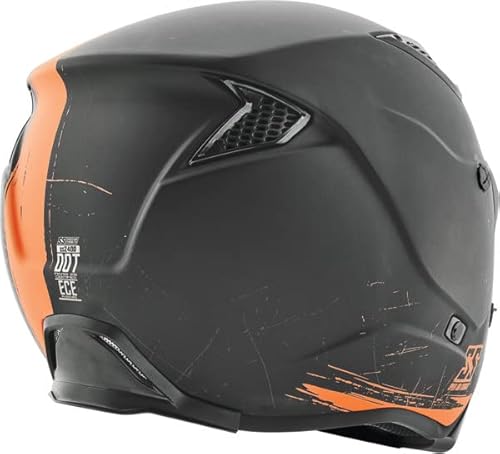 Speed And Strength Ss2400 Tough As Nails Helmet, Black/Orange, Xl #TOP1