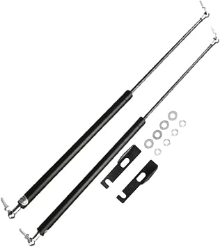 Gas Struts Compatible with Mitsubishi Lancer EX 2010-2014 Car Front Engine Cover Hood Gas Spring Arm Rod Shock Lift Struts Bar Support Damper