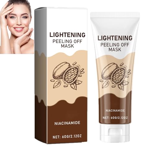 Maschera peel-off schiarente, maschera peel-off schiarente istantanea alla niacinamide, pulizia profonda del viso, esfoliante anti-età con niacinamide, idratante e rivitalizzante (1pcs)