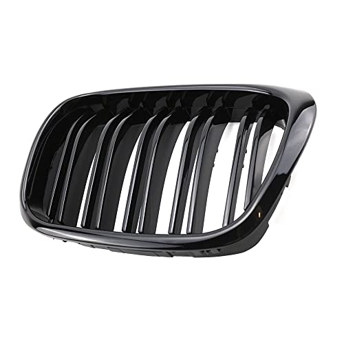 Rejilla de capó tipo riñón para BMW E39 525 y M5 1999-2004, rejilla frontal estirada 3