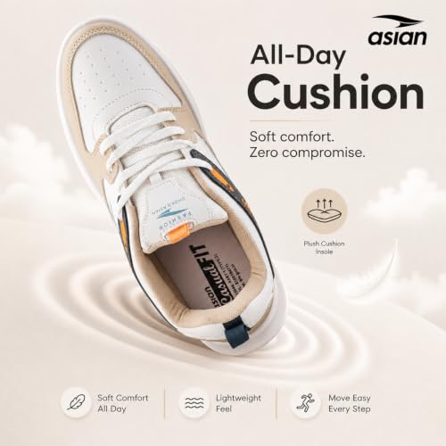 Image of ASIAN Men's TARZAN-11 Casual Sneaker Shoes with Synthetic Upper Lightweight Comfortable Mid Top Sneaker Shoes for Men's & Boy's