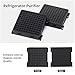YanBan 3 Pack Fresh Air Filter for Refrigerators, Compatible with Liebherr 9096989, 988246001, 988246000, 9882460, 9882429, Coconut Activated Carbon Filter Replacement Fresh Air Filter