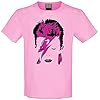 Bowie, David Amplified Collection – Stripped Back Sane T-shirt lichtroze Amplified, Band merch, Bands