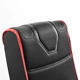 Daniel James Foldable Bluetooth Rocker Video Gaming Chair | Floor Rocker with Built-In Speakers | Wireless & Wired Audio | Compatible with PS4, PS5, Xbox, Nintendo & Smart TV | Black & Red - Image 7